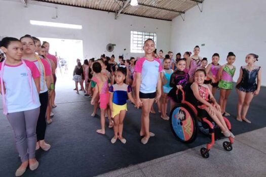 Mostra de Ginástica Rítmica reuniu cerca 60 alunas no CTT Olaria