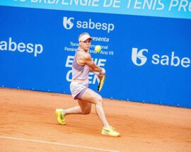 Título do post: Laura Pigossi est na semifinal de simples do ITF W75 de So Paulo