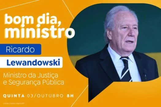 Lewandowski detalha o combate a incêndios florestais e a crimes cibernéticos no “Bom Dia, Ministro”