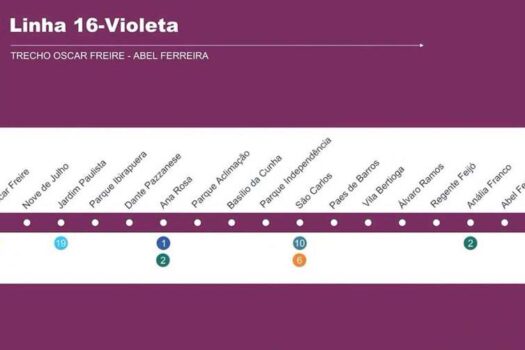 SP abre processo para elaboração de estudos da construção da Linha 16-Violeta