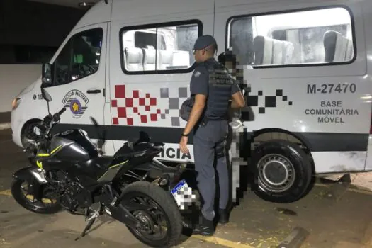 Adolescente é apreendido com moto furtada na Zona Sul de SP