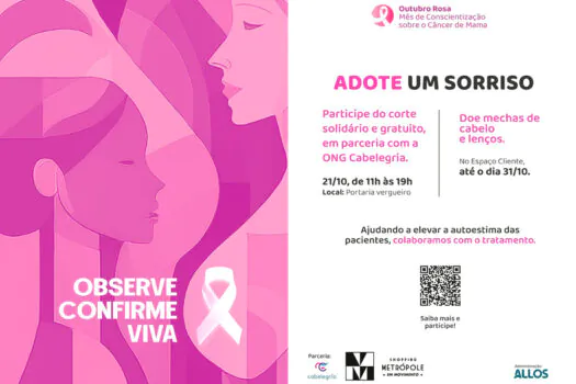 Shopping Metrópole inicia sua Campanha Outubro Rosa