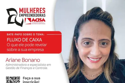 Núcleo de Mulheres Empreendedoras da ACISA promove palestra gratuita sobre fluxo de caixa