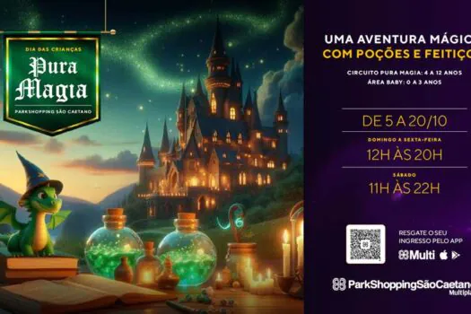 O Dia das Crianças no ParkShopping São Caetano traz evento “Pura Magia”