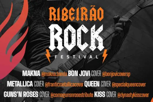 Ribeirão Pires promove festival de rock com homenagens a grandes ícones do gênero