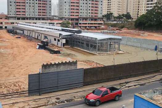 São Bernardo avança na construção da Unidade Básica de Saúde Jardim Calux