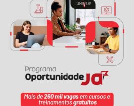 Título do post: Univesp lana pgina com mais de 260 mil vagas em cursos e treinamentos gratuitos