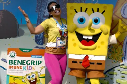 Benegrip patrocina corrida do Bob Esponja no Parque Villa Lobos