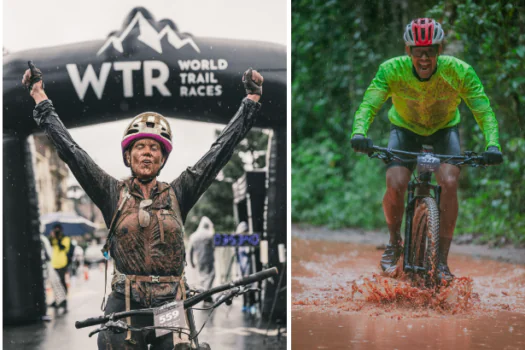 Chuva, lama e puro Mountain Bike na WTR Campos do Jordão