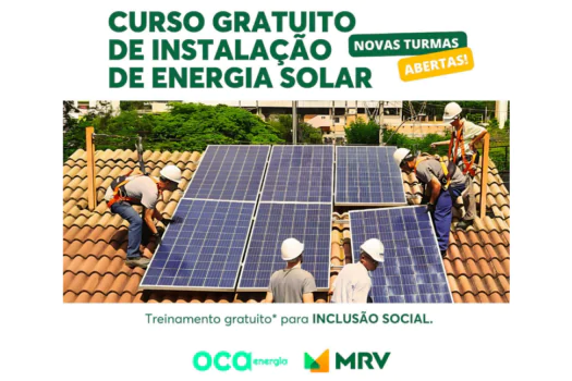 MRV oferece o curso gratuito de Instalação de Energia Solar em São Paulo