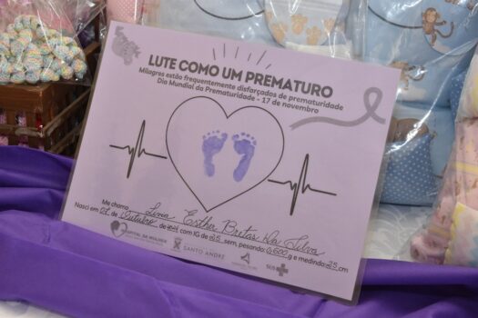 Em Santo André, evento no Hospital da Mulher conscientiza sobre a prematuridade