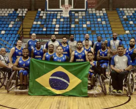 Título do post: Basquete em Cadeira de Rodas Brasil garante bronze no SulAmericano