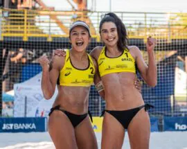 Título do post: Carol e Brbara anunciam fim da parceria na etapa carioca do Mundial de Vlei de Praia