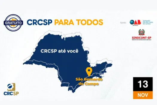 Em São Bernardo, CRCSP Para Todos apresenta ‘Casos Práticos: IA x Inteligência Emocional’