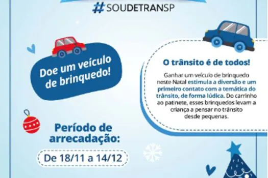 Detran-SP recebe doação de carrinhos para o Natal Solidário 2024