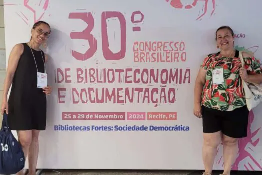 Diadema participa do 30º Congresso Brasileiro de Biblioteconomia e Ciência da Informação