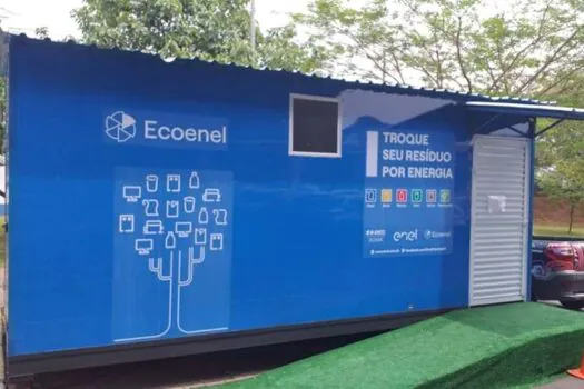 Enel SP reativa dois pontos do programa Ecoenel para coleta de recicláveis com bonificação na conta de luz