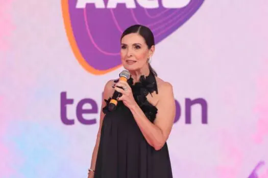 Fátima Bernardes participa pela primeira vez do Teleton