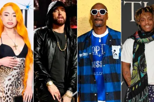 Times Square é palco de show surpresa com Ice Spice e Snoop Dogg, enquanto Fortnite prepara semana agitada com Eminem e homenagem a Juice WRLD