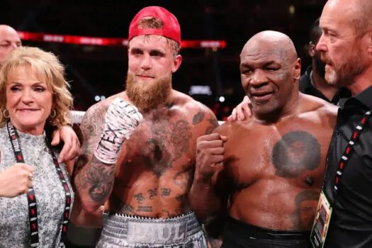 Luta entre Jake Paul e Mike Tyson quebra recordes globais de audiência