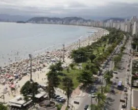 Título do post: Santos espera 325 mil turistas no feriado