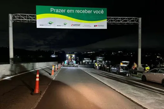 Ecopistas conclui renovação de pavimento na pista sentido Interior da rodovia Ayrton Senna