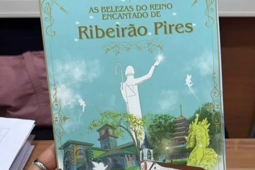 Escritor lança livro Infantil sobre pontos turísticos de Ribeirão Pires dia 30