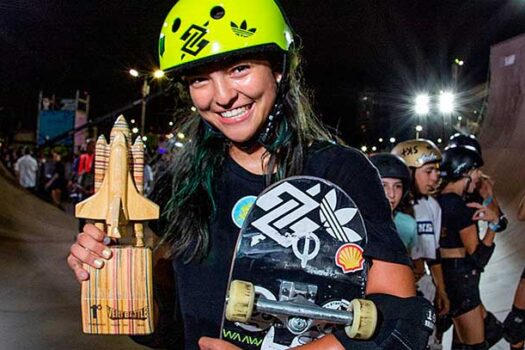 Skate: Raicca Ventura é campeã da etapa final do Vert Battle