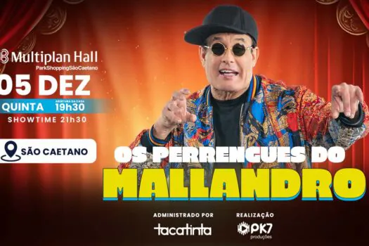 Sérgio Mallandro se apresenta no Multiplan Hall ParkShopping São Caetano