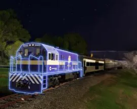 Título do post: Trem da Repblica lana Expresso de Natal com passeio noturno e jantar especial