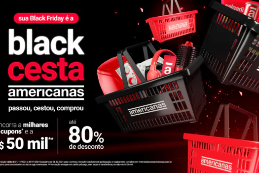 Americanas oferece até 80% de desconto na Black Friday 