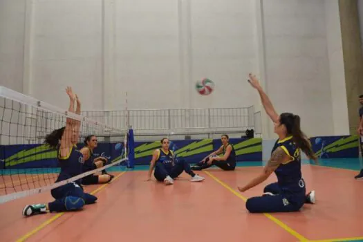 Atletas do Time SP participam do Campeonato Brasileiro de Vôlei Sentado feminino