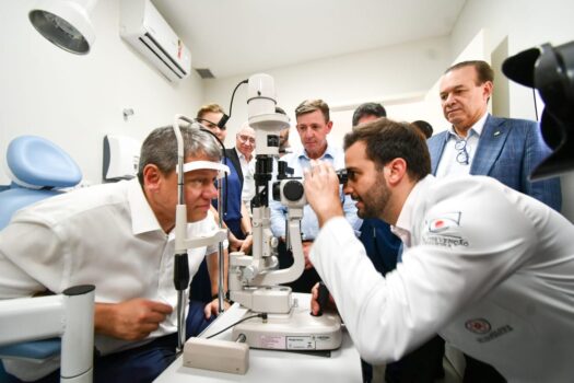 Em São Bernardo, governador Tarcísio de Freitas e prefeito Orlando Morando inauguram Hospital Municipal de Olhos