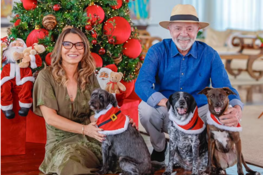 Lula celebra o Natal com a família