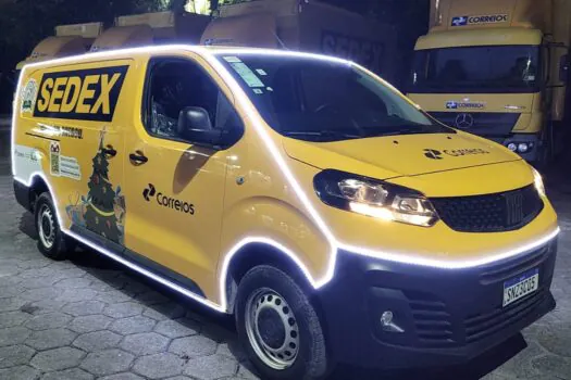 Carreata de Luz dos Correios percorre o ABC em homenagem aos 35 anos da campanha