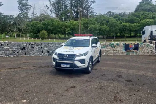 PM Rodoviária intercepta carregamento de cocaína no interior paulista