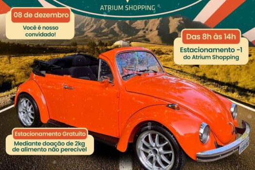 Atrium Shopping recebe neste domingo o último Encontro de Carros Antigos do ano