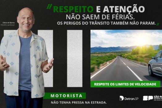 Campanha sobre respeito à faixa de pedestres entra em nova fase: férias