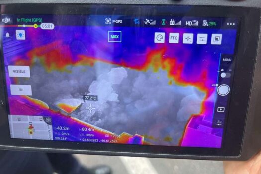 ‘Raio-x’ do fogo: conheça o drone com câmera térmica usado pelos bombeiros de SP