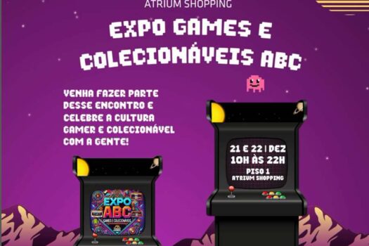 Segunda edição da Expo Games e Colecionáveis ABC no Atrium Shopping