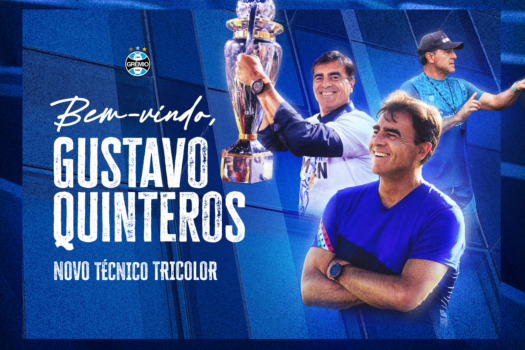 Grêmio anuncia a contratação do técnico Gustavo Quinteros