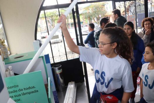 Ribeirão Pires reciclou mais de 4 mil lâmpadas em 2024