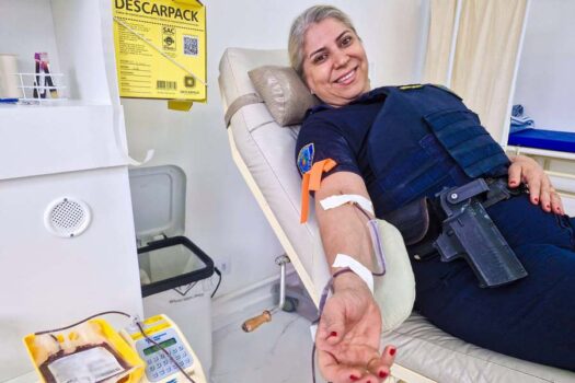 GCM de São Caetano inicia a Campanha Sangue Azul Marinho