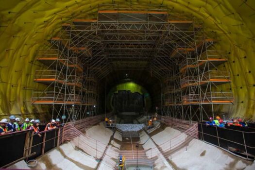 Tatuzão chega à Estação Santa Clara e marca avanço na Linha 2-Verde do Metrô