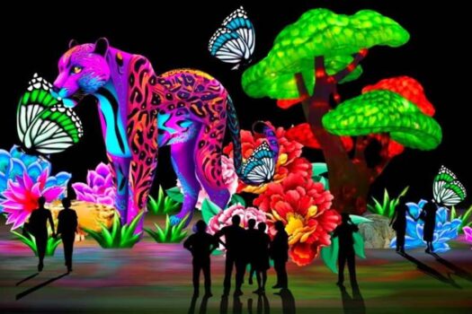 LEKTRIK ART: festival de esculturas chinesas coloridas leva magia ao Jardim Botânico