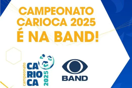 Band inicia transmissão do Campeonato Carioca a partir deste sábado