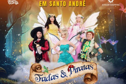 Evento com personagens do universo de Peter Pan chega no Atrium Shopping