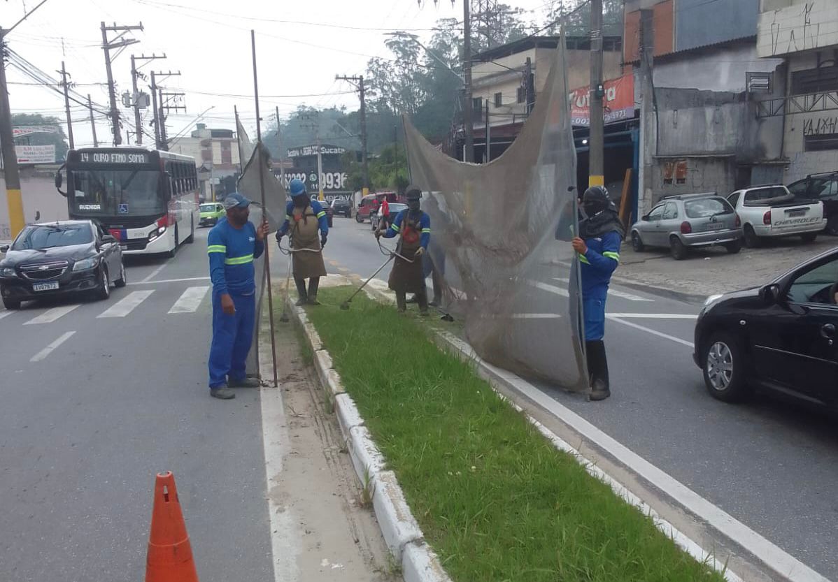 roçagem avenida francisco monteiro divulgação