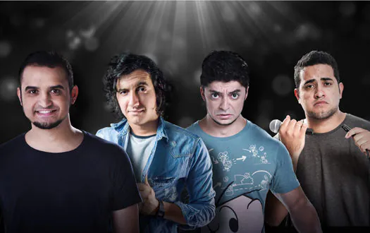 Stand up ‘Os 4 Amigos’ no Teatro Paulo Machado de Carvalho