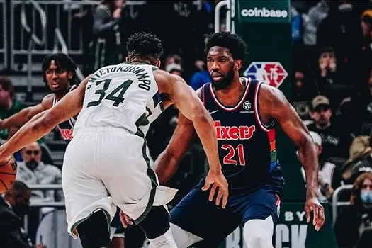 Embiid vence duelo contra Antetokounmpo e 76ers levam a melhor sobre os Bucks